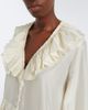 Ganni Ganni Lace-trimmed ruffled blouse - 3