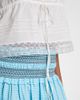Ganni Ganni Lace-trimmed ruffled cotton crop top - 4