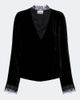 Ganni Ganni Lace-trimmed top - 1