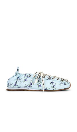 Ganni Ganni Lace Up Sporty Ballerina Sneaker