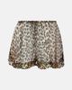 Ganni Ganni Leopard-print ruffled chiffon shorts - 1