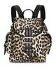 Ganni Ganni Leopard Small Nylon Bucky Backpack - 1