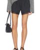 Ganni Ganni Light Linen Lace Hem Shorts - 1
