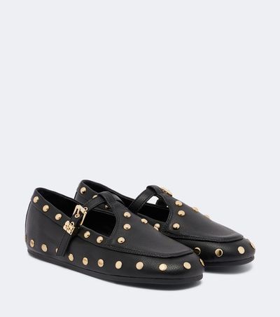 Ganni Ganni Mary Jenny studded flats