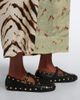 Ganni Ganni Mary Jenny studded flats - 3