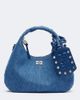 Ganni Ganni Mini denim tote bag - 1