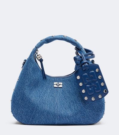 Ganni Ganni Mini denim tote bag