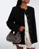 Ganni Ganni Mini embellished floral top-handle bag - 6