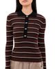 GANNI GANNI Mini Ribbed Merino Polo Multicolour - 1