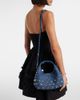 Ganni Ganni Mini studded denim top-handle bag - 6