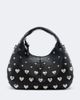 Ganni Ganni Mini studded top-handle bag - 1