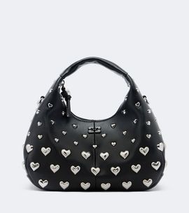 Ganni Ganni Mini studded top-handle bag
