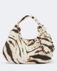 Ganni Ganni Mini zebra-printed tote bag - 1