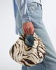 Ganni Ganni Mini zebra-printed tote bag - 2