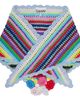 GANNI GANNI Multicolor Striped Crochet Scarf - 1