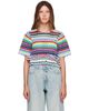 GANNI GANNI Multicolor Striped Crochet Sweater - 1
