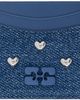 GANNI GANNI Navy Bou Denim Card Holder - 1