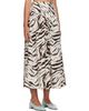 GANNI GANNI Off-White & Brown Zebra Cotton Maxi Skirt - 2