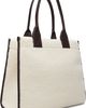 GANNI GANNI Off-White Faux-Shearling XXL Tote - 3