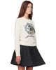 GANNI GANNI Off-White Graphic Wool Horse Sweater - 2