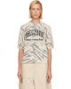 GANNI GANNI Off-White Graphic Wool Printed T-shirt - 1