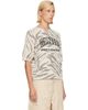 GANNI GANNI Off-White Graphic Wool Printed T-shirt - 2