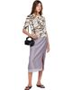GANNI GANNI Off-White Sheer Printed Cotton Polo - 4
