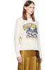 GANNI GANNI Off-White Teddy Mushroom Wool Sweater - 2