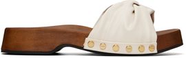 GANNI GANNI Off-White Tia Fairy Clog Sandals