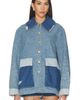 Ganni Ganni Patchwork Denim Midi Jacket - 2