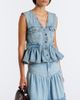 Ganni Ganni Peplum denim top - 2