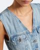 Ganni Ganni Peplum denim top - 3