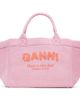 GANNI GANNI Pink & Orange Reversible XXL Tote - 1