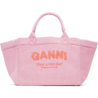 GANNI GANNI Pink & Orange Reversible XXL Tote