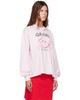GANNI GANNI Pink Basic Cotton Jersey Longsleeve Crab T-shirt - 2