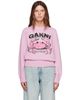 GANNI GANNI Pink Crab Sweater - 1