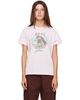 GANNI GANNI Pink Horse Qixi Basic Cotton Jersey T-shirt - 1