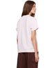 GANNI GANNI Pink Horse Qixi Basic Cotton Jersey T-shirt - 3