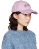 GANNI GANNI Pink Printed Nylon Cap - 2