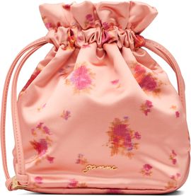 GANNI GANNI Pink Printed Nylon Pouch