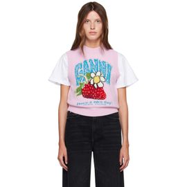 GANNI GANNI Pink Strawberry Vest