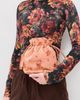 GANNI GANNI Pouch Printed Nylon Bag Shrimp One - 3