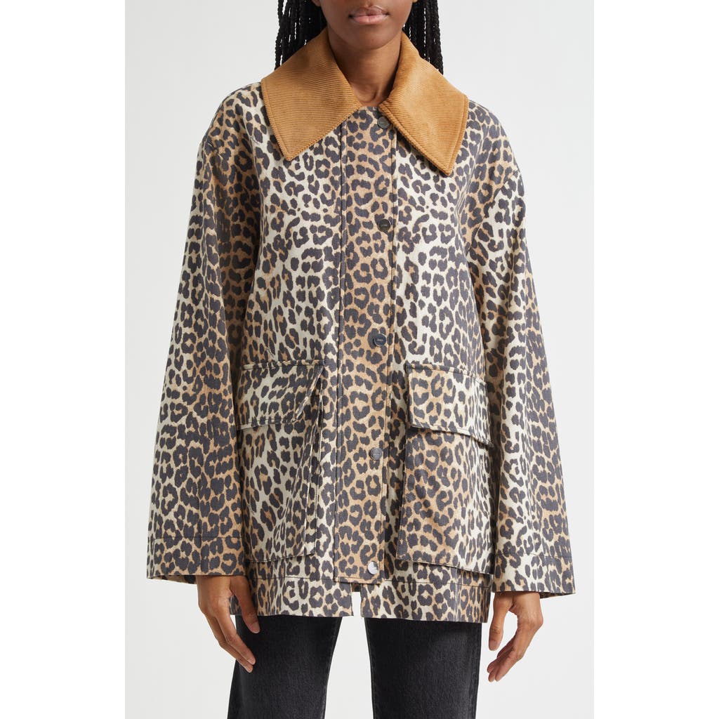 Ganni Ganni Printed Canvas Jacket