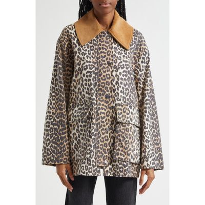 Ganni Ganni Printed Canvas Jacket