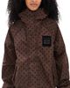 GANNI GANNI Printed Flyweight Nylon Jacket Chicory Coffee - 1