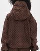 GANNI GANNI Printed Flyweight Nylon Jacket Chicory Coffee - 3