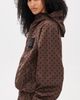GANNI GANNI Printed Flyweight Nylon Jacket Chicory Coffee - 4