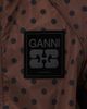 GANNI GANNI Printed Flyweight Nylon Jacket Chicory Coffee - 6