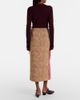 Ganni Ganni Printed organza wrap skirt - 3