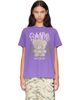GANNI GANNI Purple Future Heavy Relaxed Teddy Forest T-shirt - 1